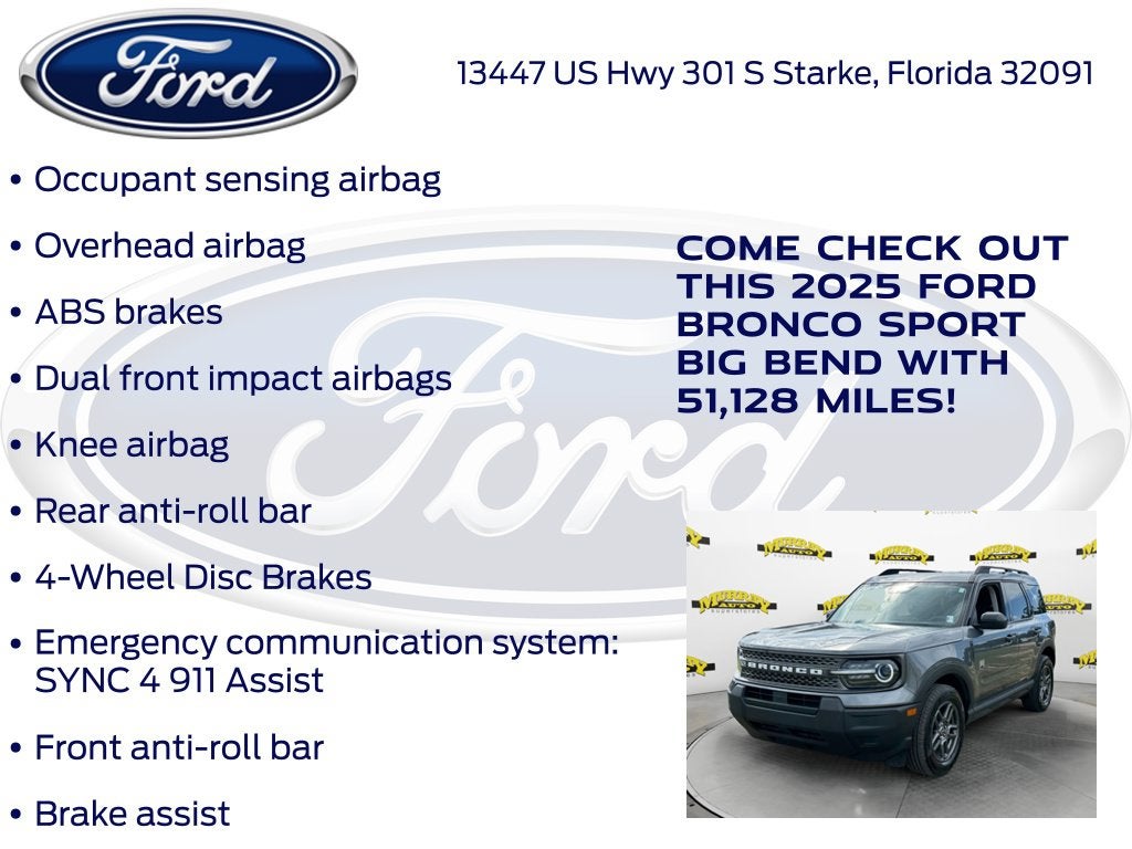 2025 Ford Bronco Sport Big Bend