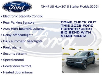 2025 Ford Bronco Sport Big Bend