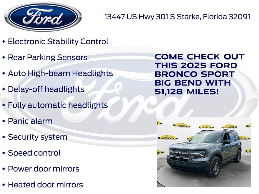 2025 Ford Bronco Sport Big Bend