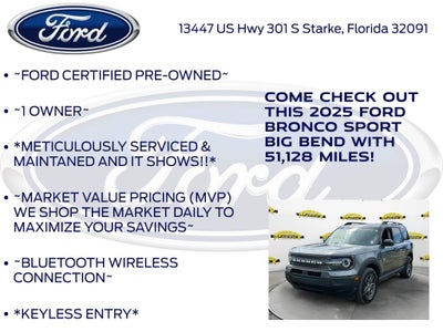 2025 Ford Bronco Sport Big Bend