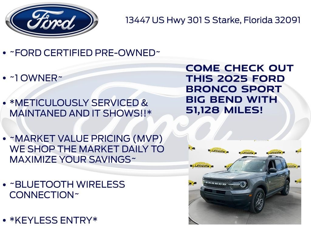 2025 Ford Bronco Sport Big Bend