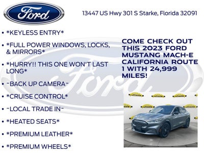 2023 Ford Mustang Mach-E California Route 1