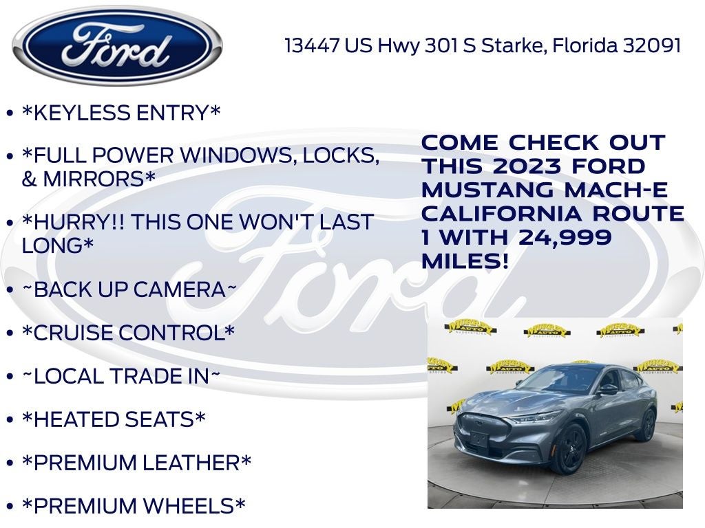 2023 Ford Mustang Mach-E California Route 1