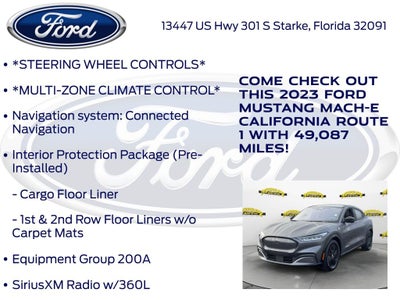 2023 Ford Mustang Mach-E California Route 1