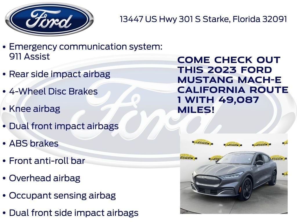 2023 Ford Mustang Mach-E California Route 1