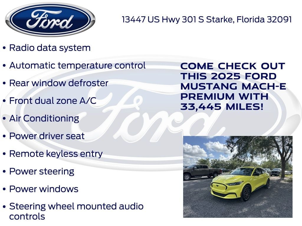 2025 Ford Mustang Mach-E Premium
