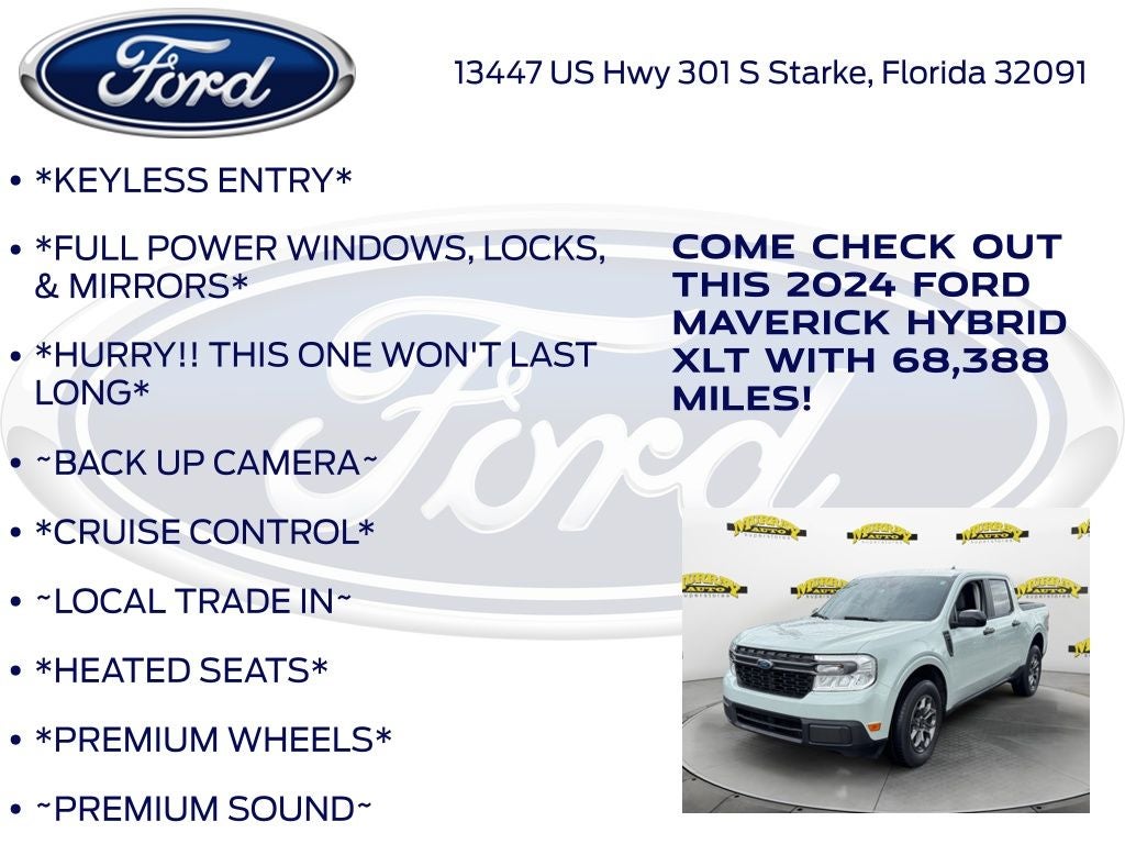 2024 Ford Maverick XLT