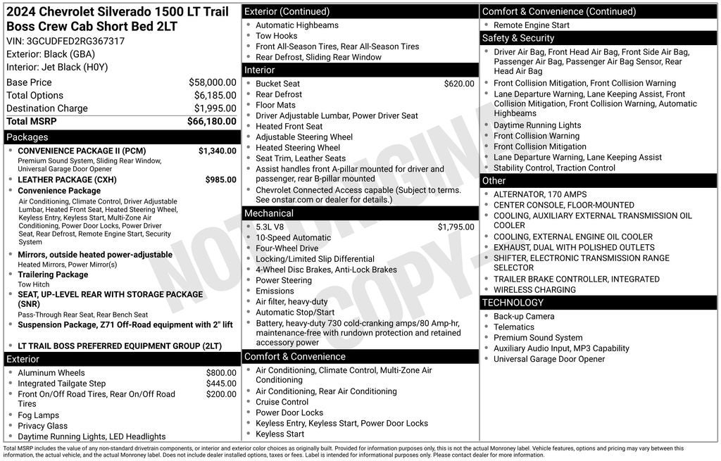 2024 Chevrolet Silverado 1500 LT Trail Boss