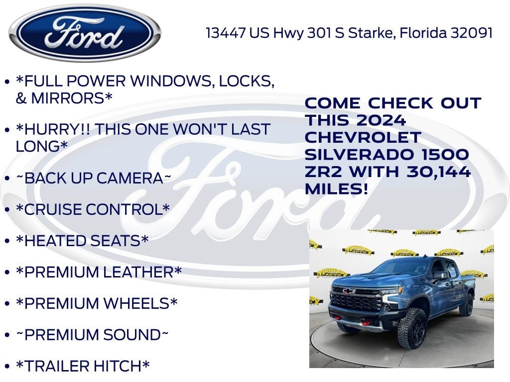 2024 Chevrolet Silverado 1500 ZR2