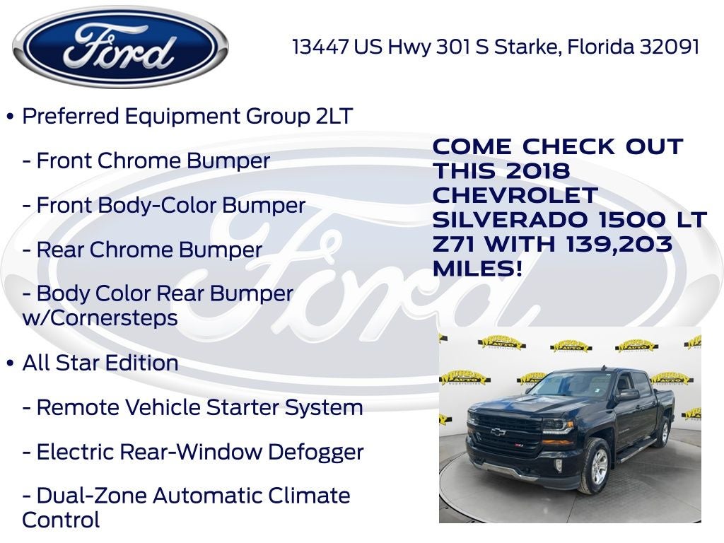 2018 Chevrolet Silverado 1500 LT LT2