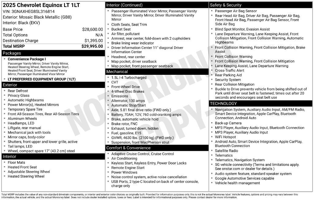 2025 Chevrolet Equinox LT
