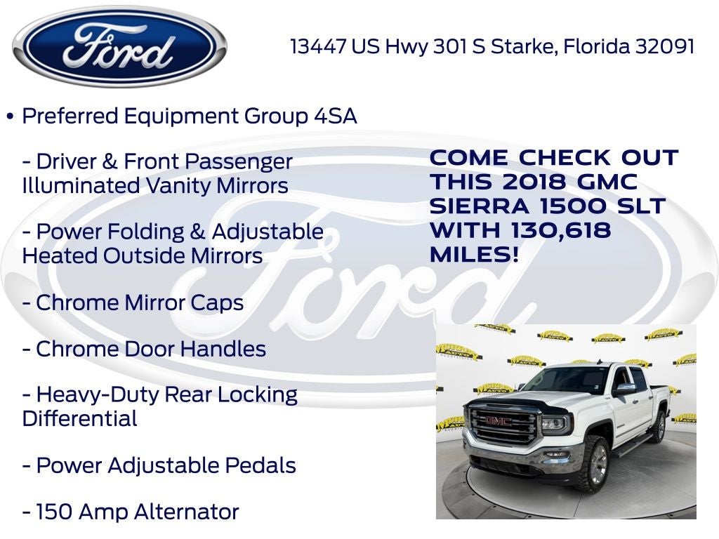 2018 GMC Sierra 1500 SLT