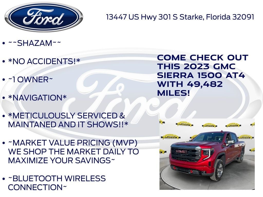 2023 GMC Sierra 1500 AT4