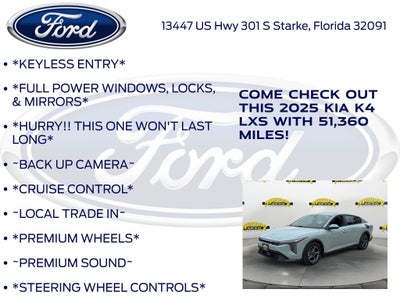 2025 Kia K4 LXS