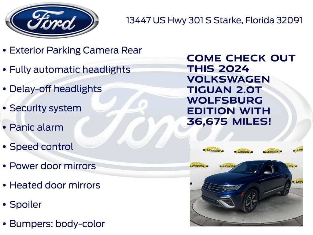 2024 Volkswagen Tiguan 2.0T SE