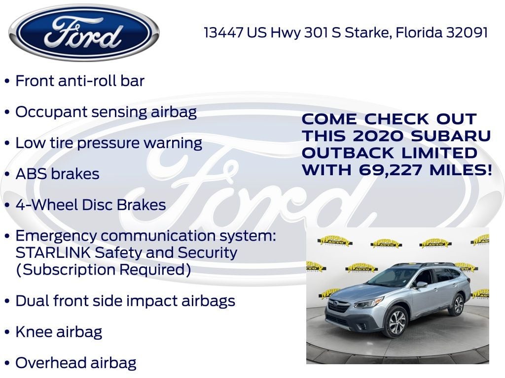 2020 Subaru Outback Limited