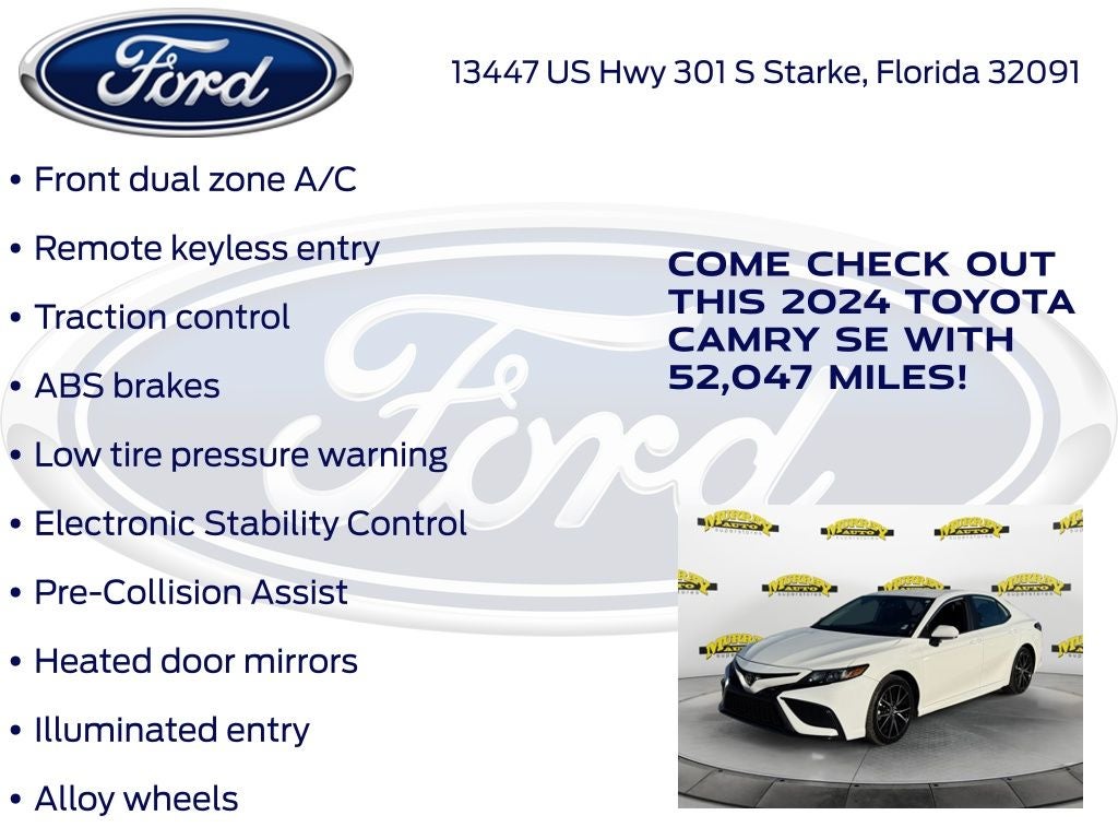 2024 Toyota Camry SE