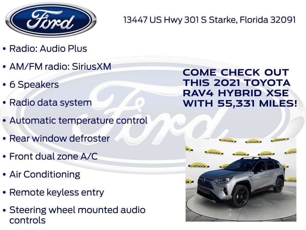 2021 Toyota RAV4 Hybrid XSE