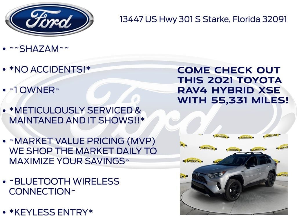 2021 Toyota RAV4 Hybrid XSE