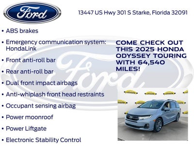 2025 Honda Odyssey Touring