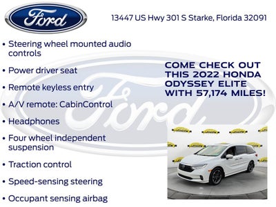 2022 Honda Odyssey Elite