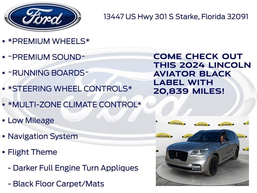 2024 Lincoln Aviator Black Label