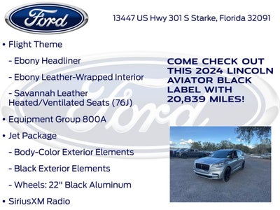 2024 Lincoln Aviator Black Label