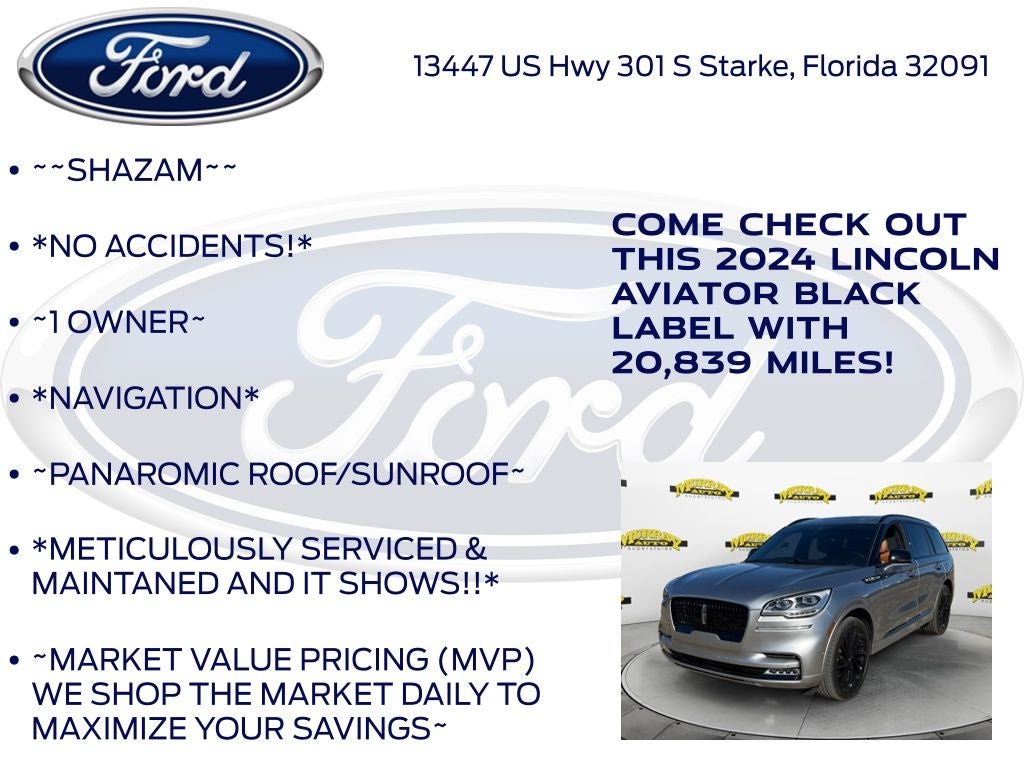2024 Lincoln Aviator Black Label