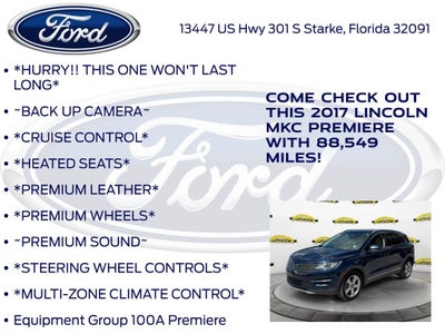 2017 Lincoln MKC Premiere