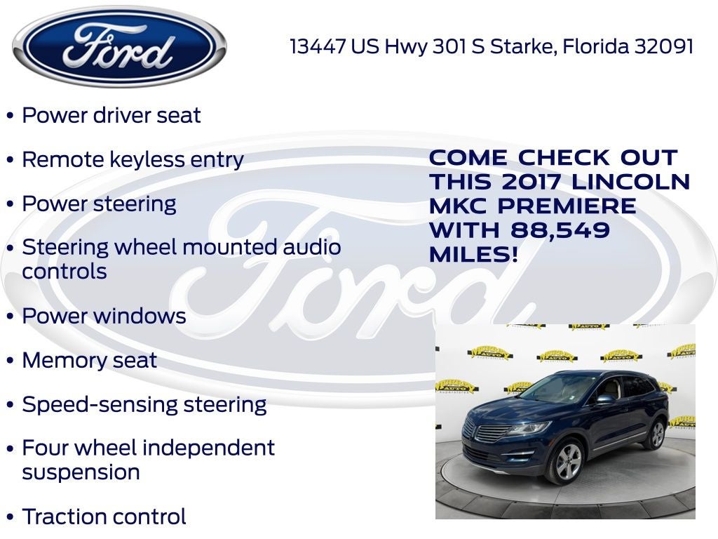 2017 Lincoln MKC Premiere