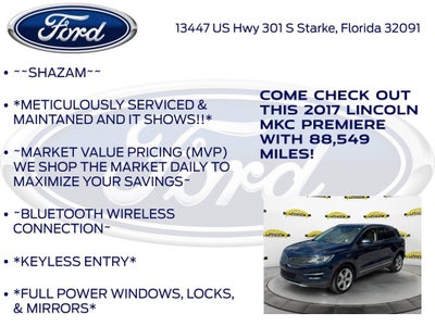 2017 Lincoln MKC Premiere