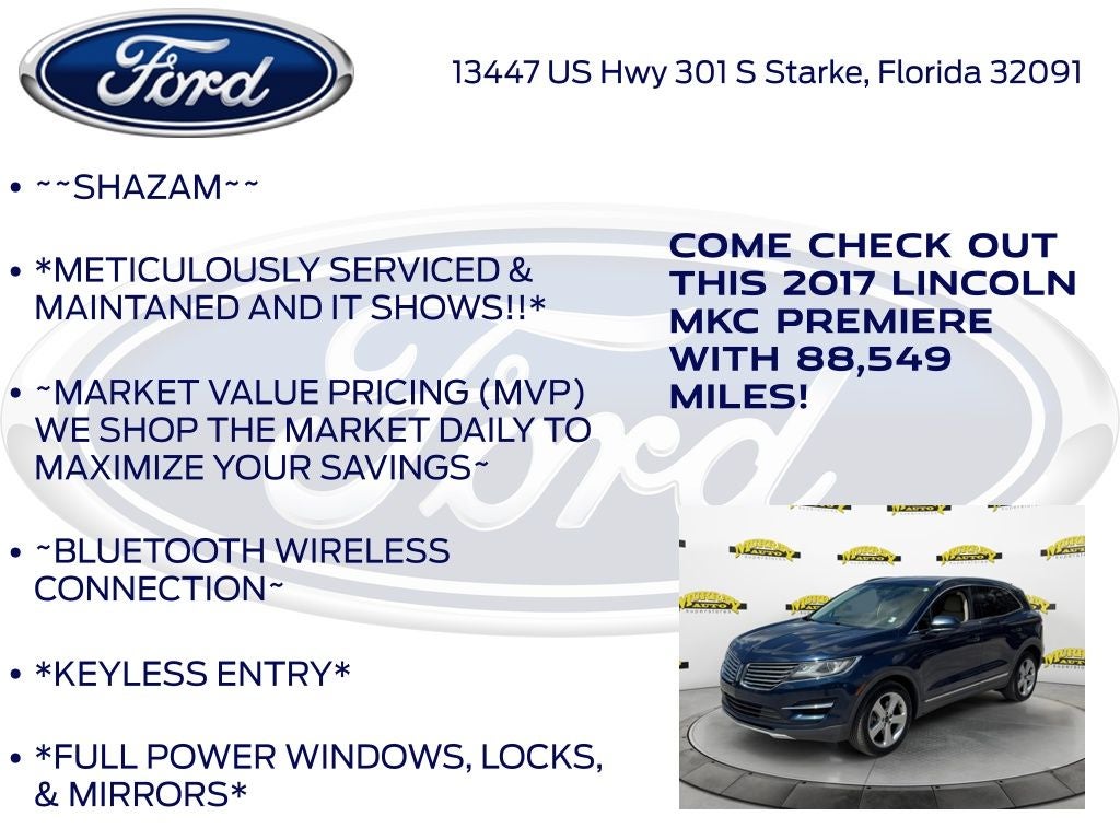 2017 Lincoln MKC Premiere