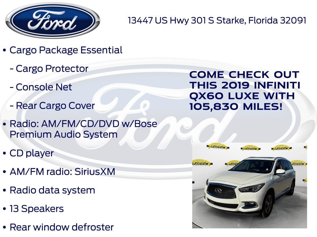 2019 INFINITI QX60 LUXE