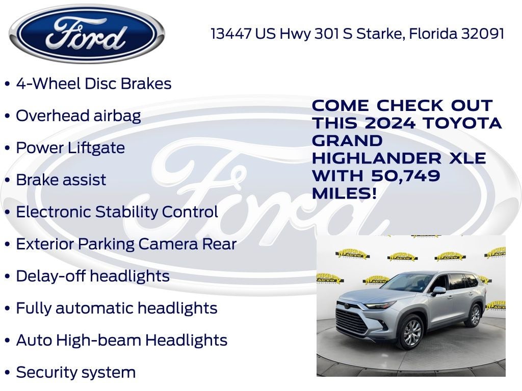 2024 Toyota Grand Highlander XLE