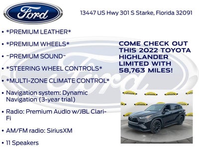 2022 Toyota Highlander Limited