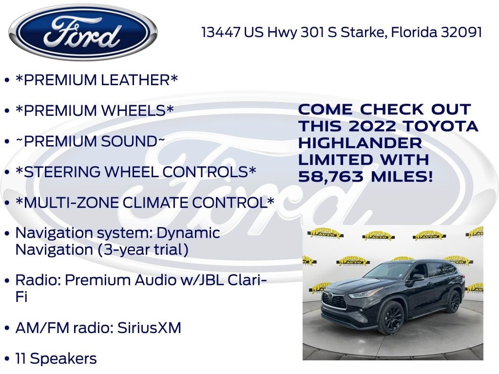 2022 Toyota Highlander Limited