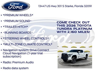 2026 Toyota Tundra Platinum