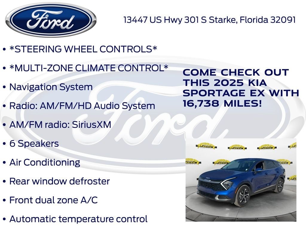 2025 Kia Sportage EX