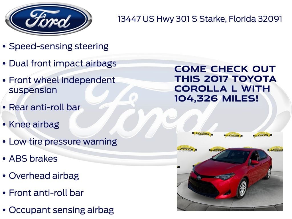 2017 Toyota Corolla L