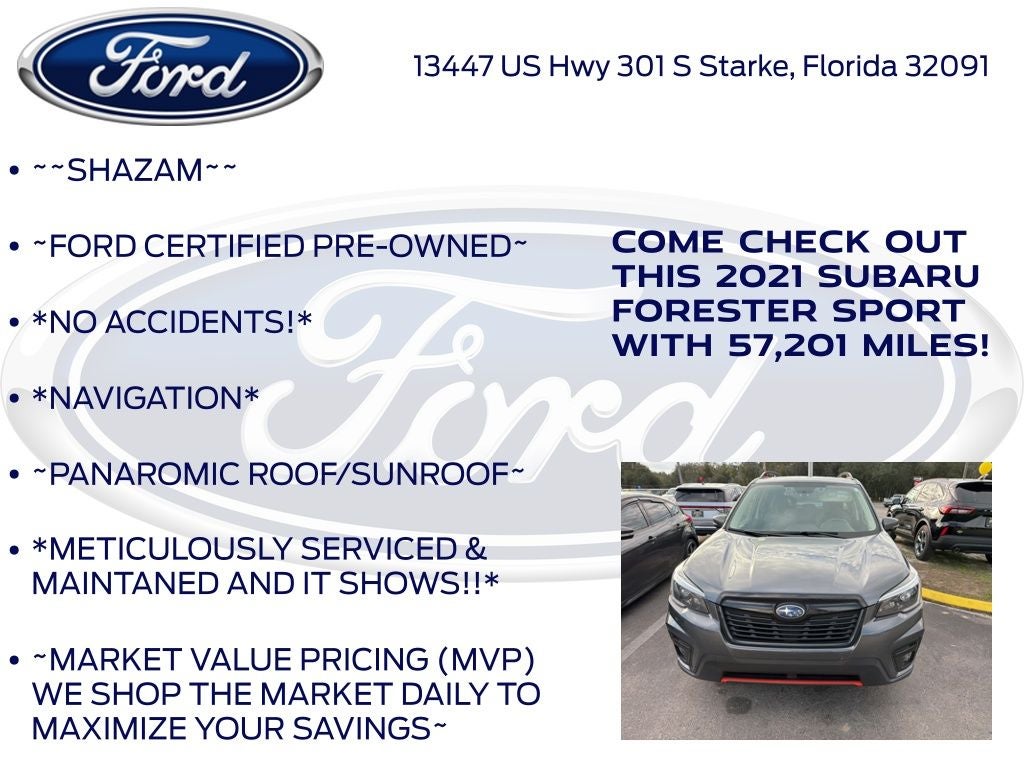 2021 Subaru Forester Sport -CERTIFIED-