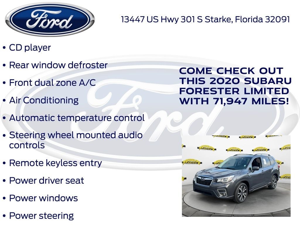2020 Subaru Forester Limited