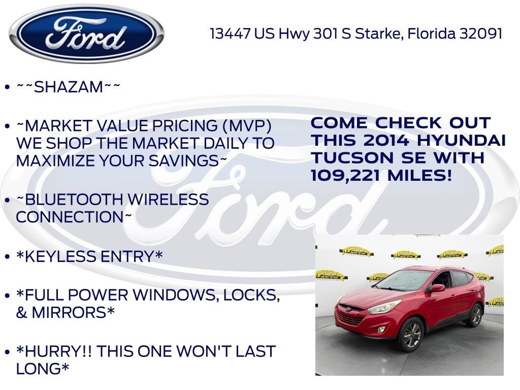 2014 Hyundai Tucson SE