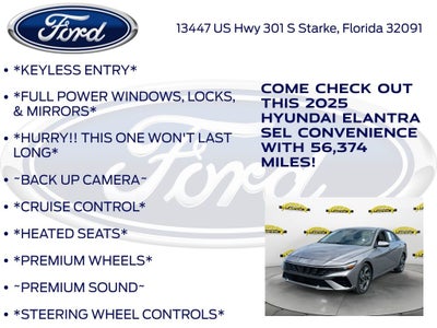 2025 Hyundai Elantra SEL Convenience