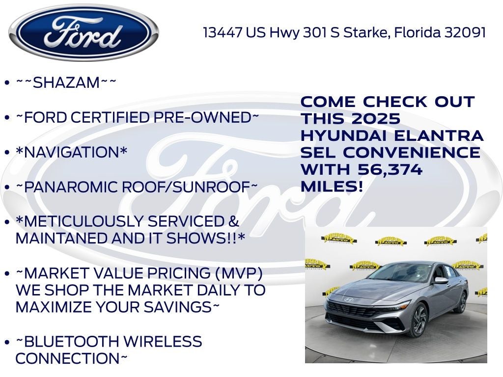 2025 Hyundai Elantra SEL Convenience