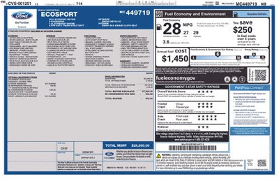 2021 Ford EcoSport SE