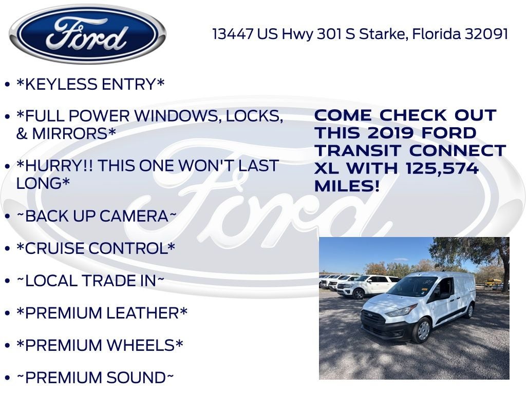 2019 Ford Transit Connect XL