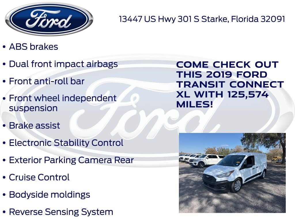 2019 Ford Transit Connect XL