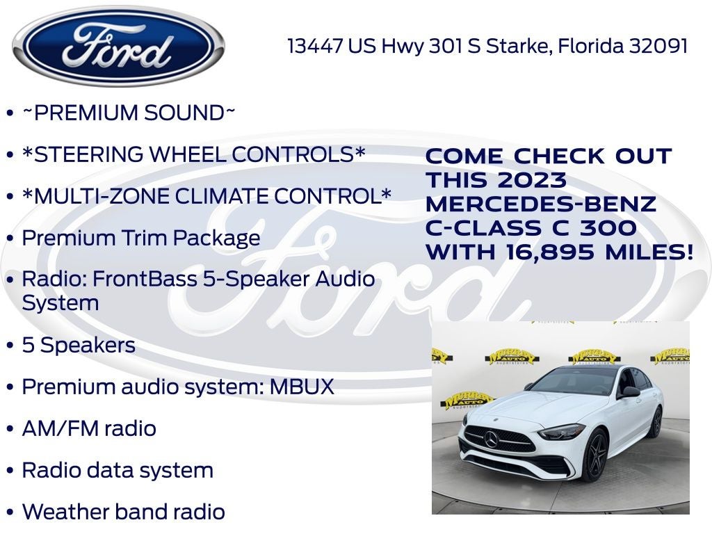 2023 Mercedes-Benz C-Class C 300 4MATIC®