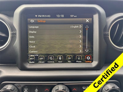 2022 Jeep Gladiator Overland 4x4